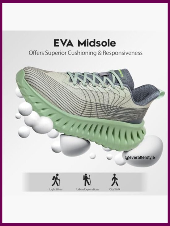 Breathable Mesh Walking Sneakers with EVA Cushioning for Athletic Training main image 4